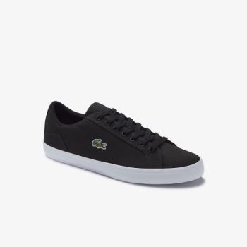 Lacoste Lerond Canvas Sneakers Pánské - Tenisky Černé | CZ-zQA1Bg